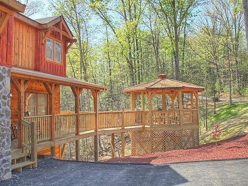 Majestic Springs Lodge Cabin McCookville Bagian luar foto